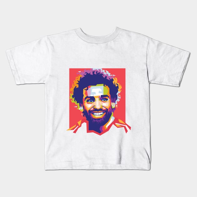 Mohamed Salah Kids T-Shirt by Wpap_ayy